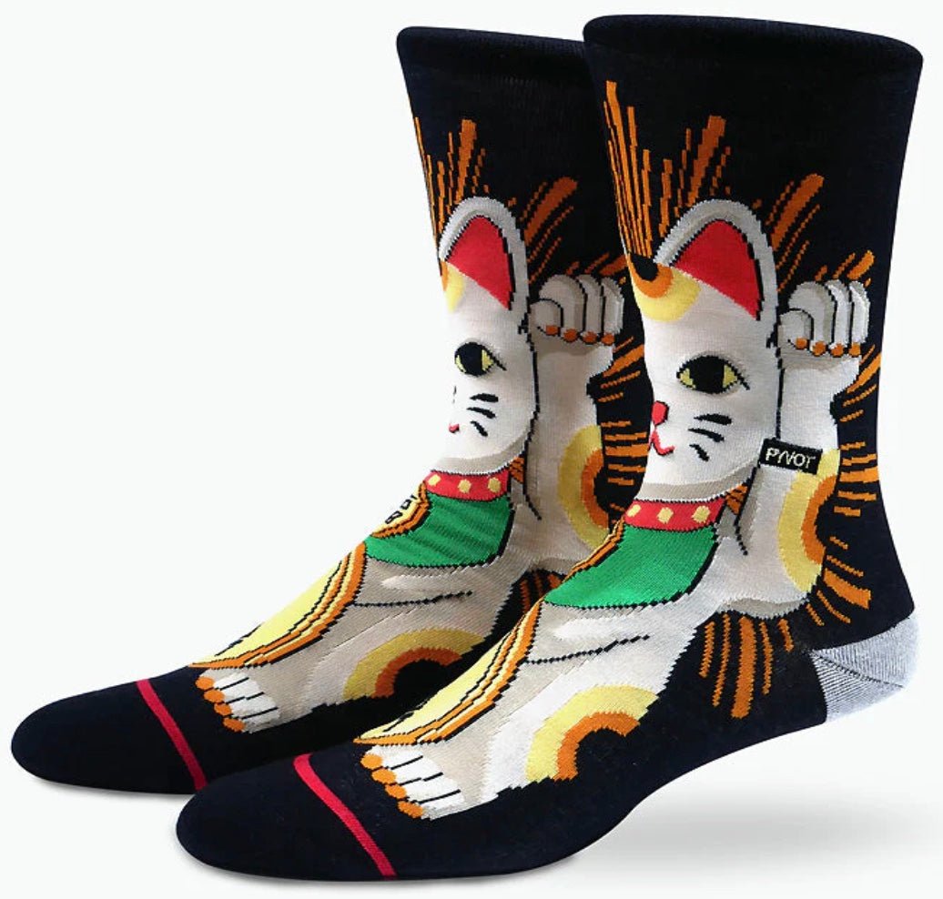 Paws of Luck socks by Pyvot - chic life.com